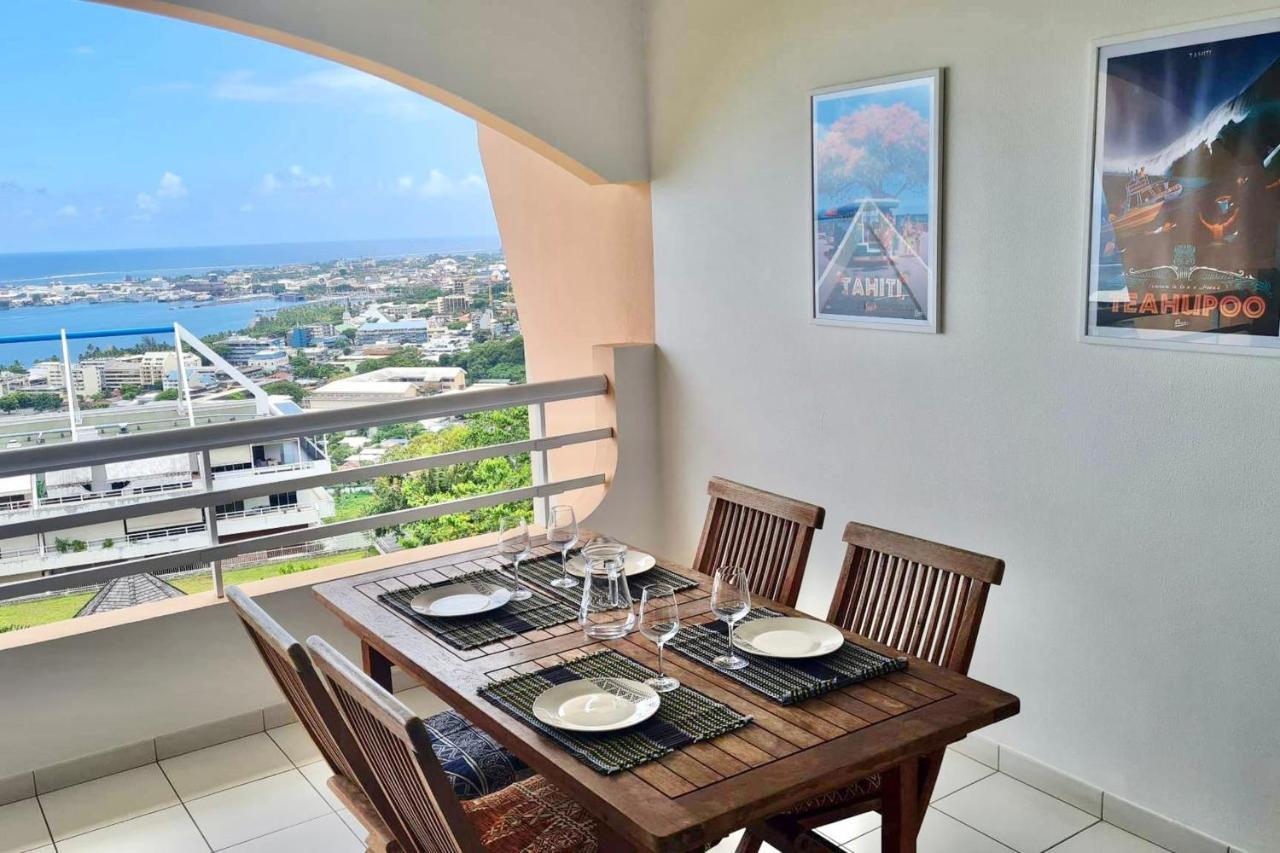 Appartement Hana Iti Breathtaking On The Ocean At The Entrance Of Papeete Папеете Екстериор снимка